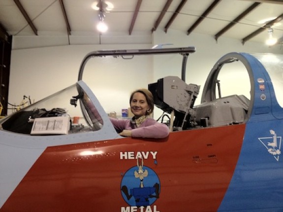 Katherine in the plane copy