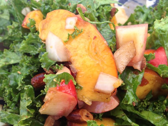Kale Peach Salad - best